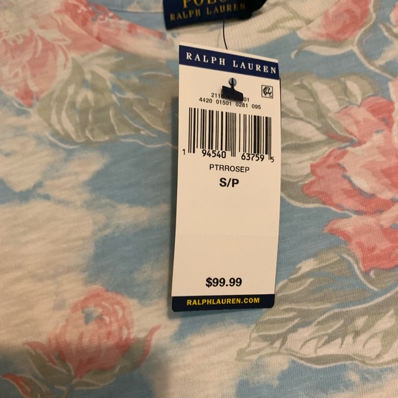 Polo by Ralph Lauren light cotton floral sheath dress - Picture 3 of 4